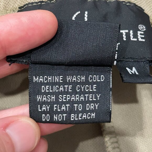 Carole Little Sport Womens Beige Wide Leg Drawstring Pants Size M Relaxed Fit - Picture 7 of 9